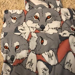 Fox/wolf TC Lularoe leggings